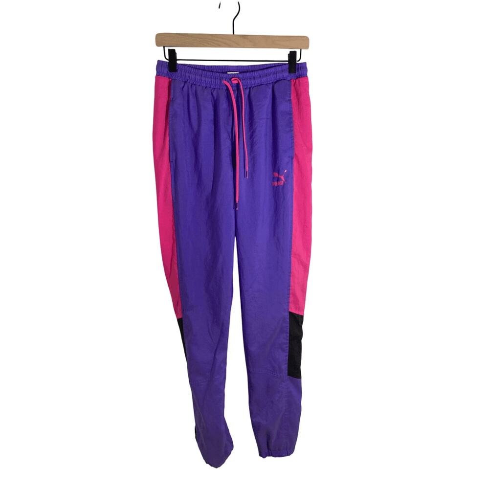 Vintage Neon 80's FILA Colorblock Windbreaker Skiing Snow Retro Warm Up Pants